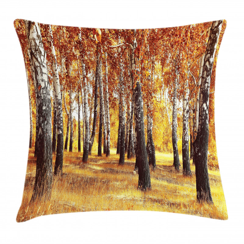 Autumn Leaves Design Pillow Cover