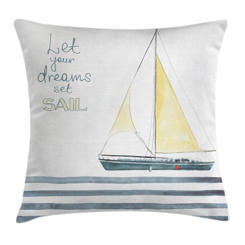 Sailing Travel Pillow Cover