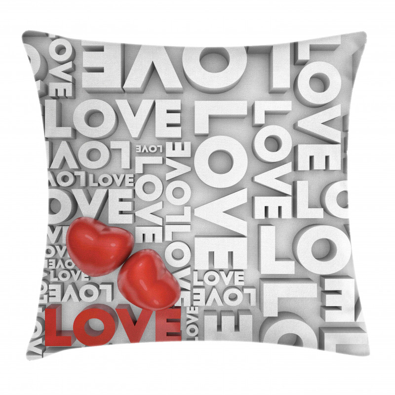 Valentines Romance Art Pillow Cover