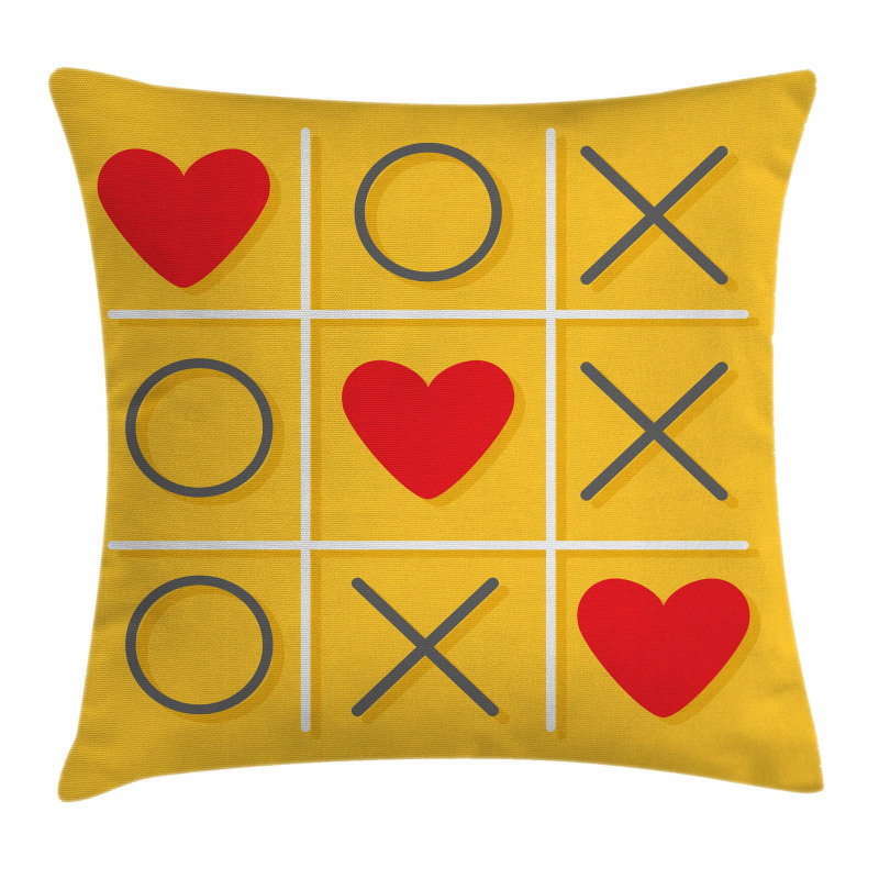 Romantic Xoxo Kiss Design Pillow Cover