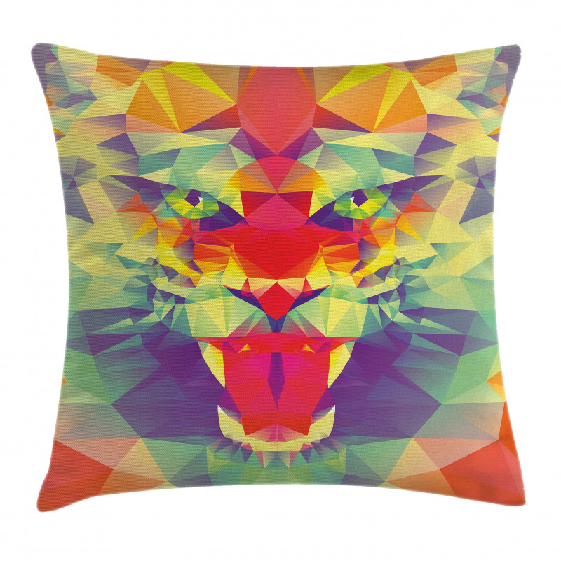 King of Jungle Lion Pillow Cover