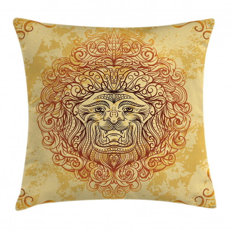 Lion Zodiac Astrology Pillow Cover