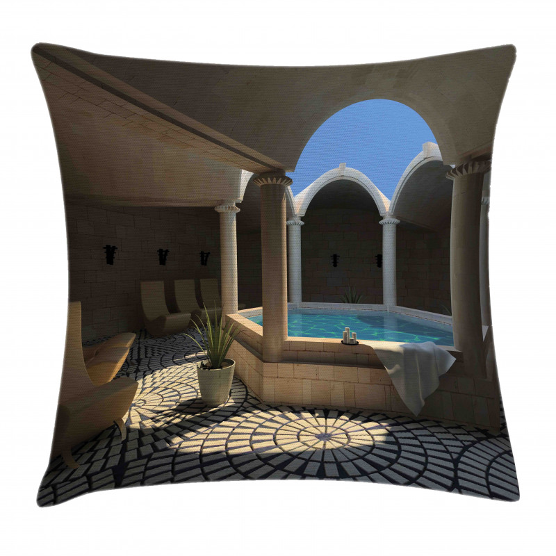 Spa Relaxation Pool Pillow Cover
