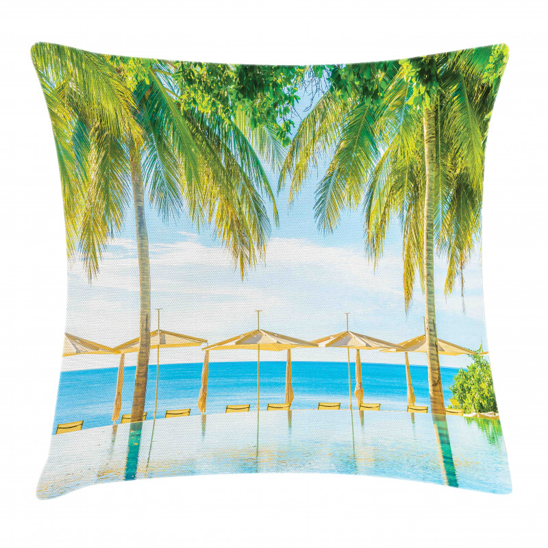 Pool Resort Summer Pillow Cover