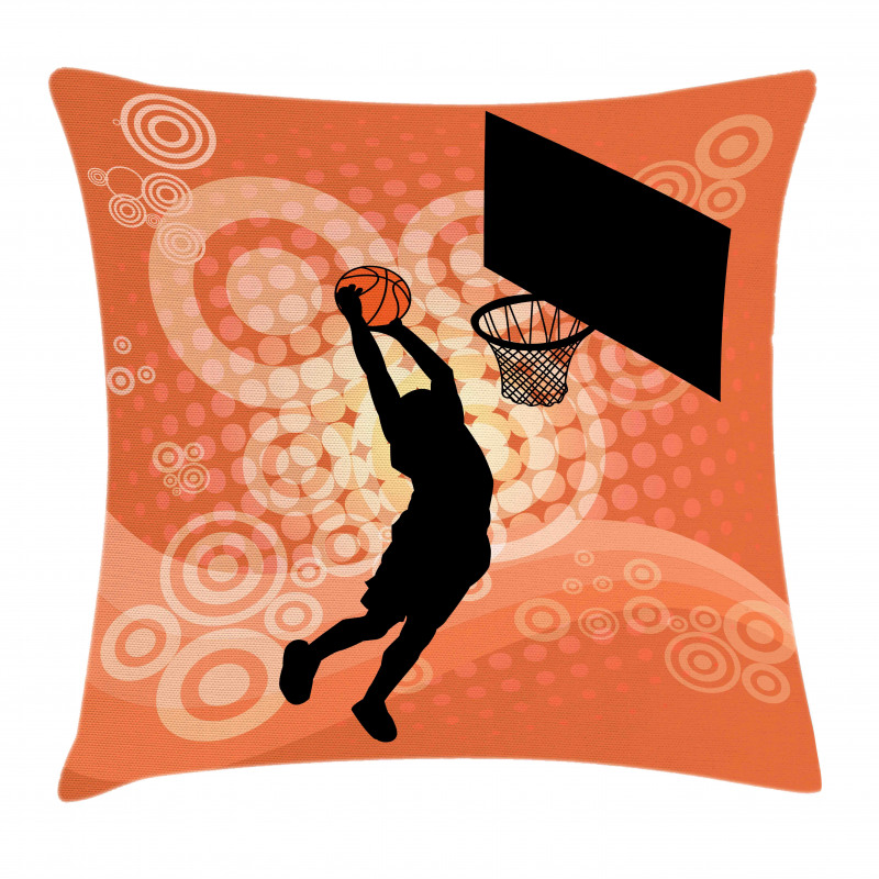 Basketball Dunk Athlete Pillow Cover