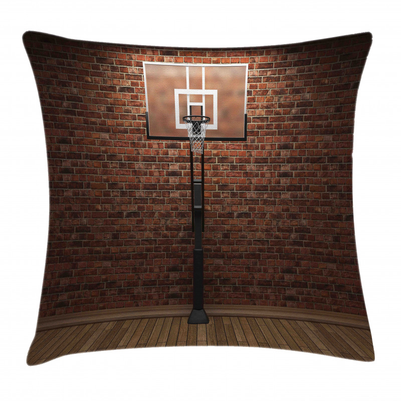 Basketball Field Sports Pillow Cover