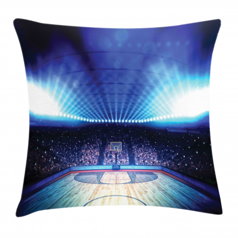 Basketball Arena Game Pillow Cover