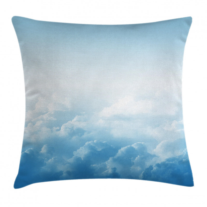 Peaceful Fluffy Clouds Pillow Cover