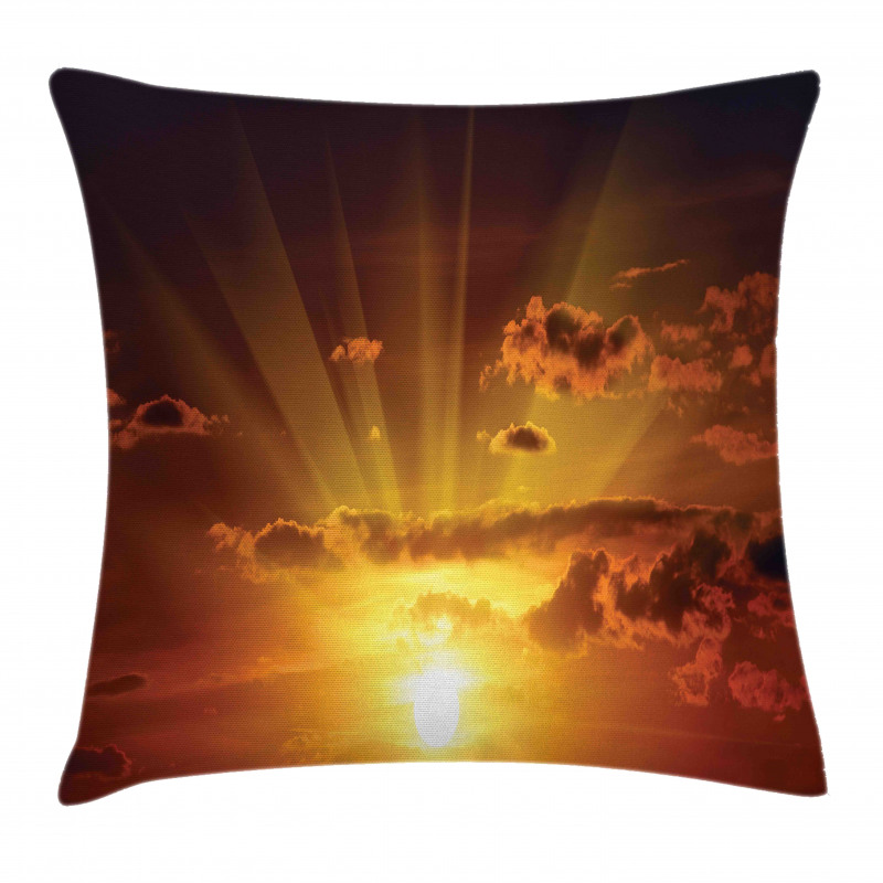 Burning Sunset Pillow Cover