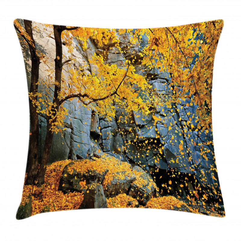 Maple Falling Leaves Pillow Cover