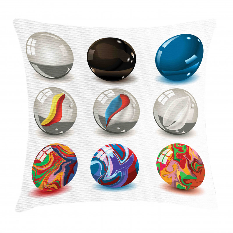 Marbles Bubble Artwork Pillow Cover