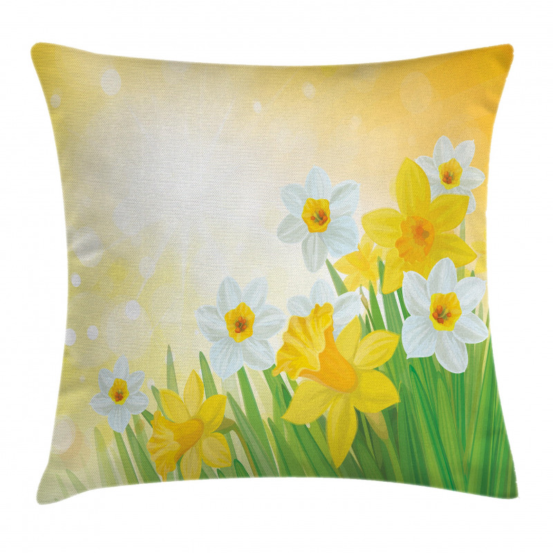 Flower Garden in Summer Pillow Cover