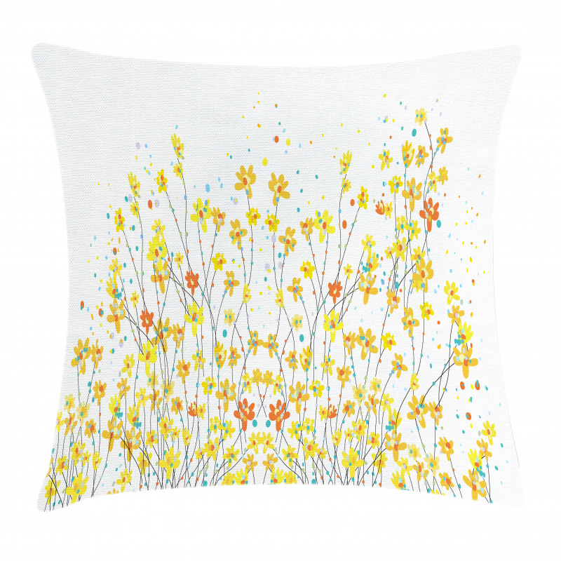 Daffodil Bloom Spring Pillow Cover