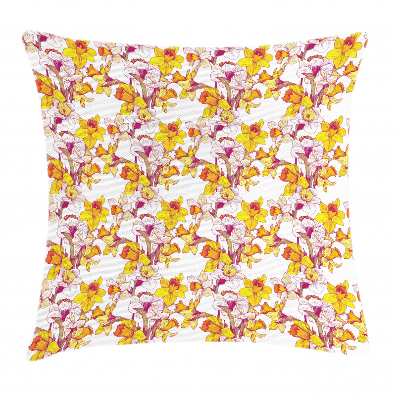 Flowers Spring Romance Pillow Cover