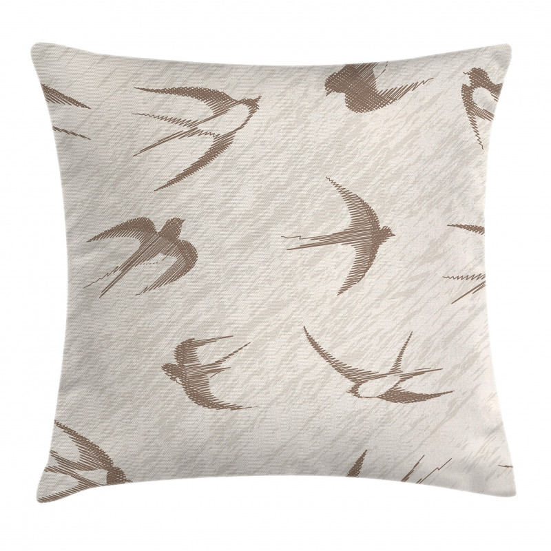 Flying Birds Pillow Cover