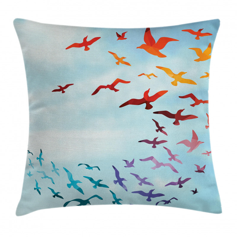 Flying Freedom Sky Art Pillow Cover