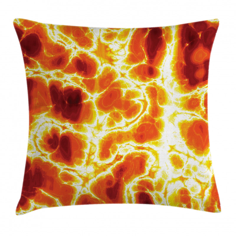 Hot Burning Lava Fire Pillow Cover