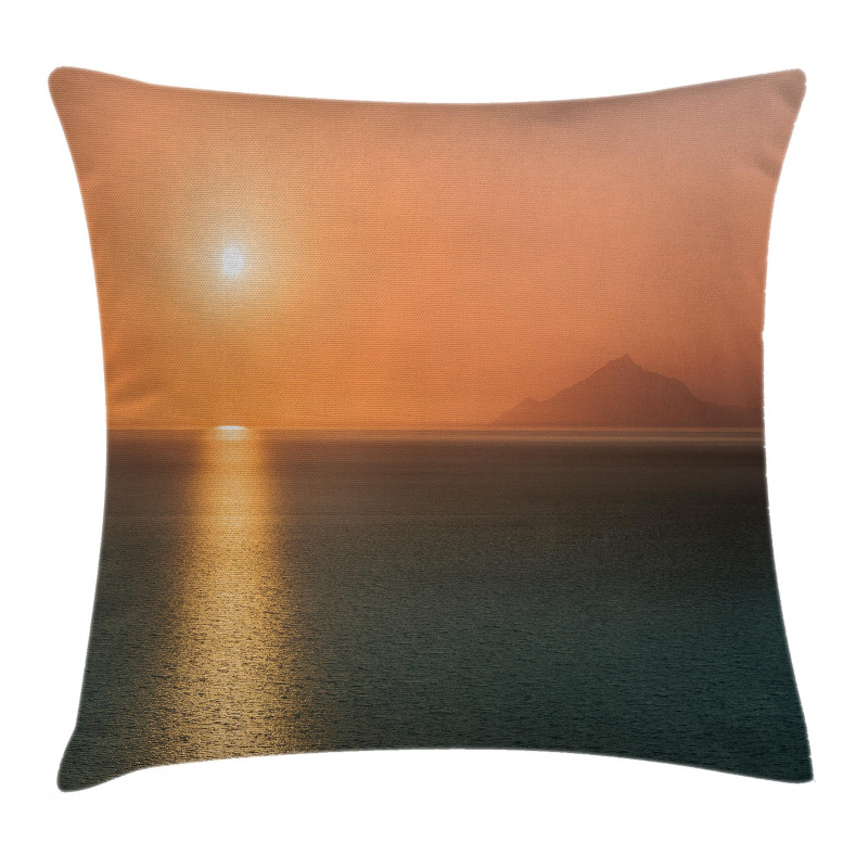 Sunrise over Ocean Pillow Cover
