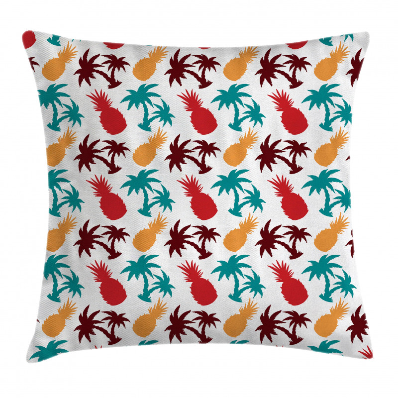 Palm Trees Island Pillow Cover