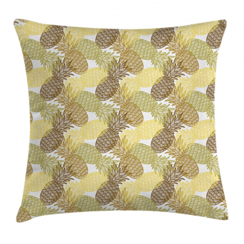 Curving Exotic Tropical Pillow Cover