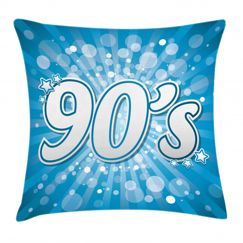 90s Pop Art Star Retro Pillow Cover