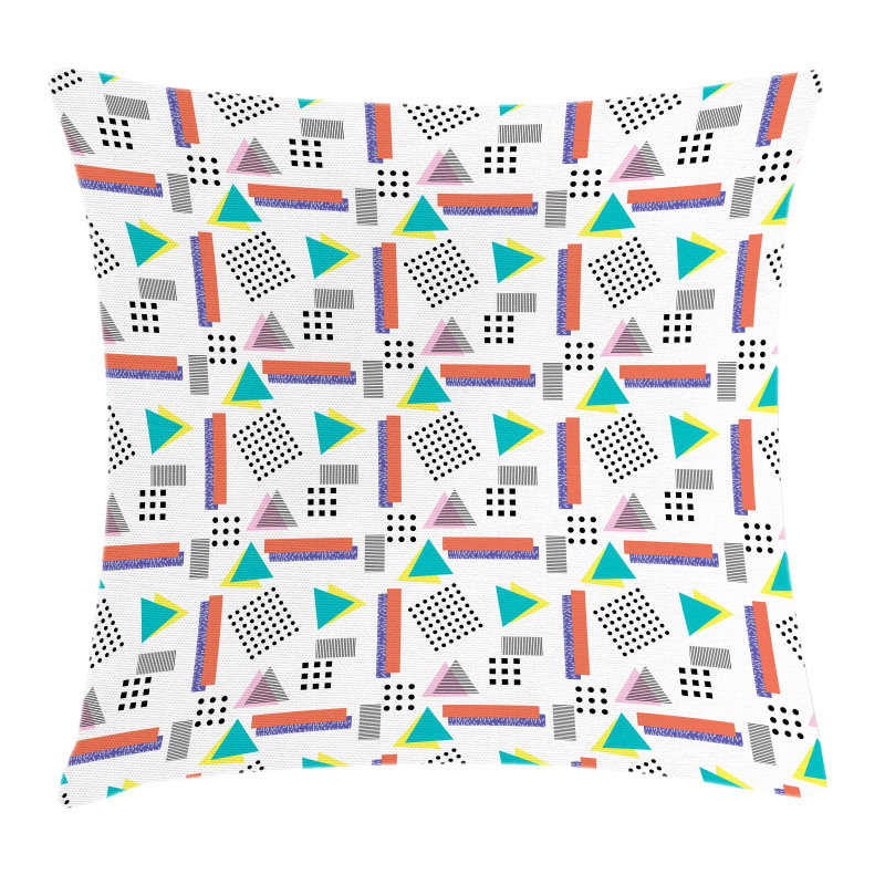 Old Retro Style Pattern Pillow Cover