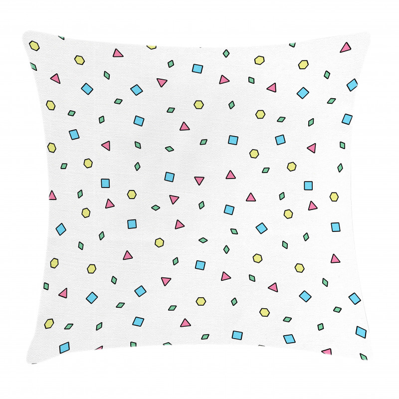 Colorful Geometric Shape Pillow Cover