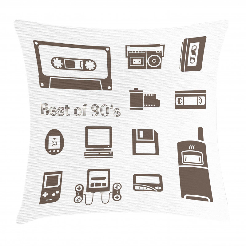 90s Nostalgia Game Pillow Cover