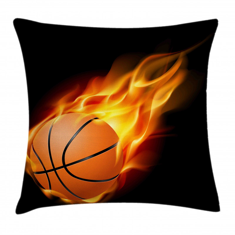 Basketball Fire Shoot Pillow Cover