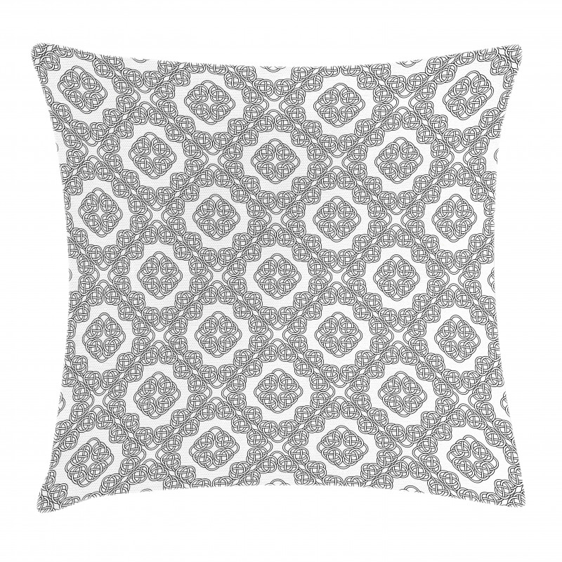 Geometric Celtic Knots Pillow Cover