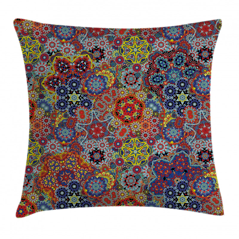 Combined Nested Paisley Pillow Cover