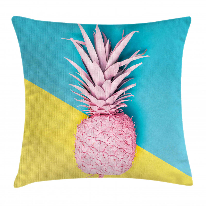 Ananas Minder Kılıfı Modern Pastel Renk Sanatsal 1 Meyve Silüeti