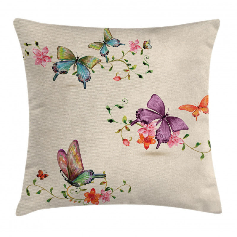 Wings Moth Transformation Pillow Cover