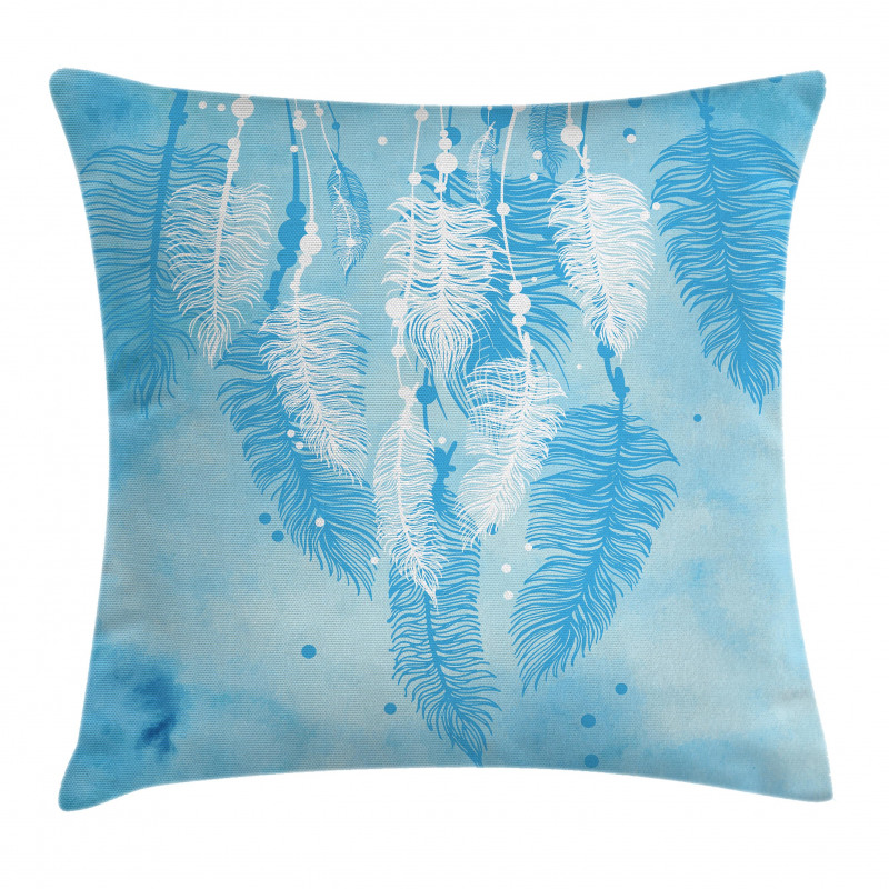 Boho Feather Pillow Cover