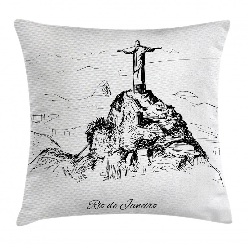 De Janeiro South America Pillow Cover