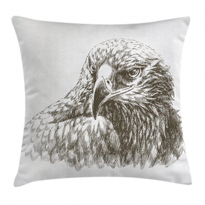 Eagle Wildlife Art Pillow Cover