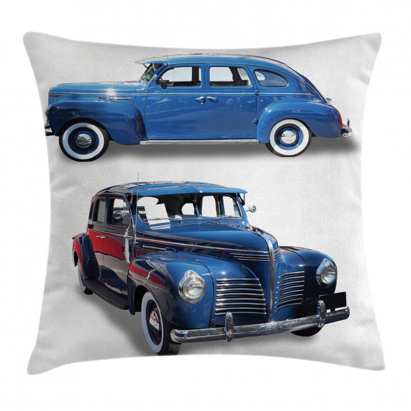 Old Antique Vehicle Pillow Cover