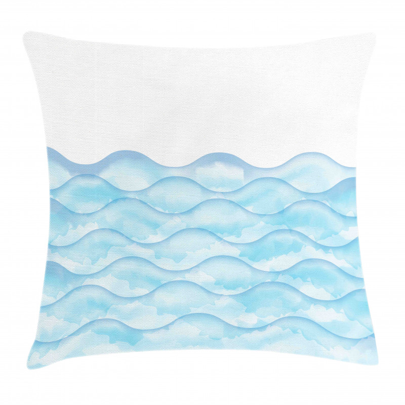 Sea Ocean Waves Art Pillow Cover