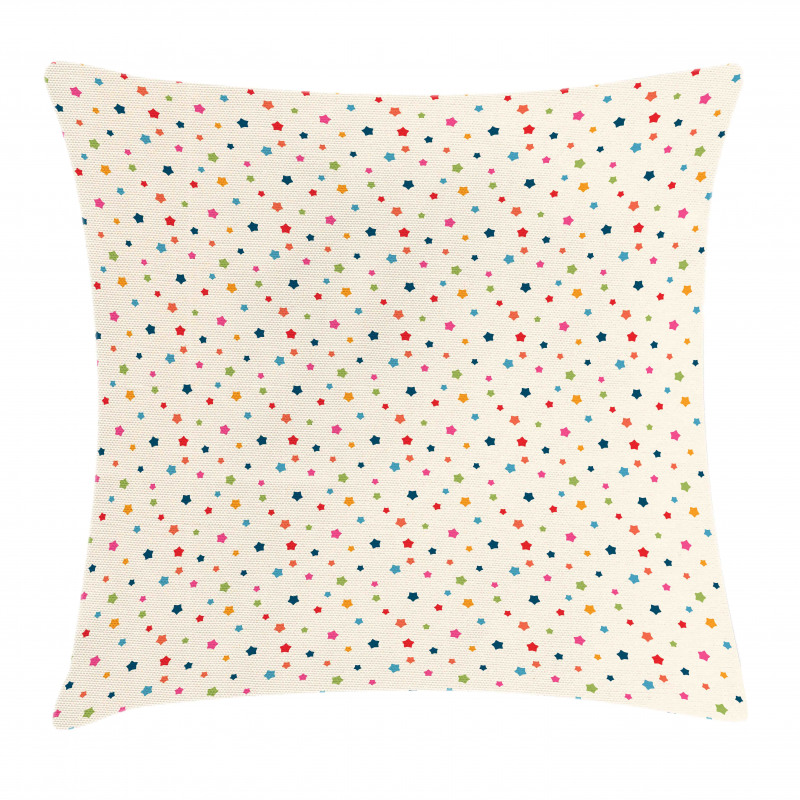 Colorful Stars Stellar Pillow Cover