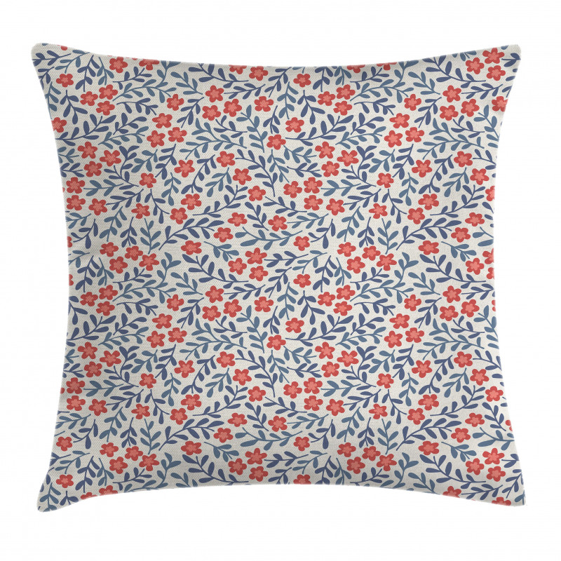 Retro Bohemian Floral Pillow Cover