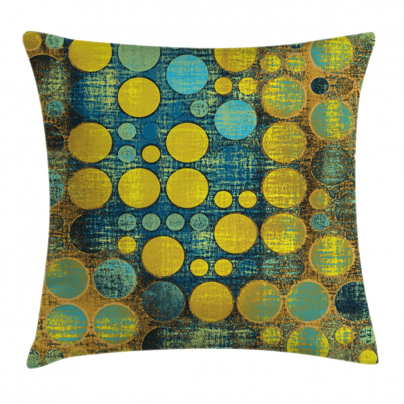 Groovy Polka Dots 60s Pillow Cover