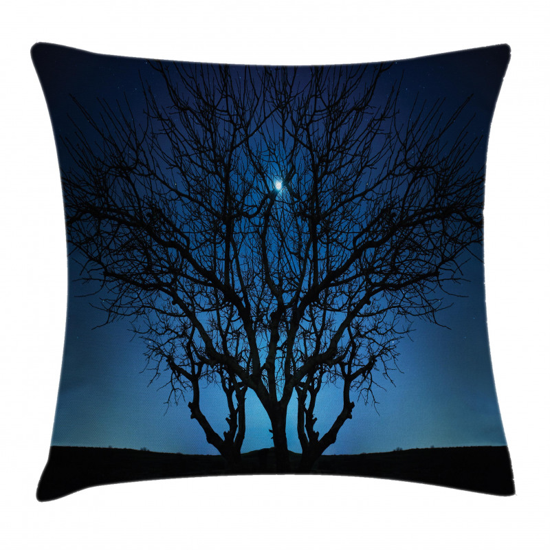 Night Moon Cosmos Pillow Cover