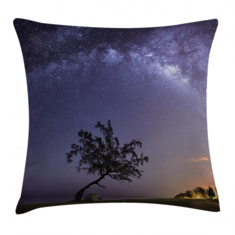 Milky Way Stars Space Pillow Cover