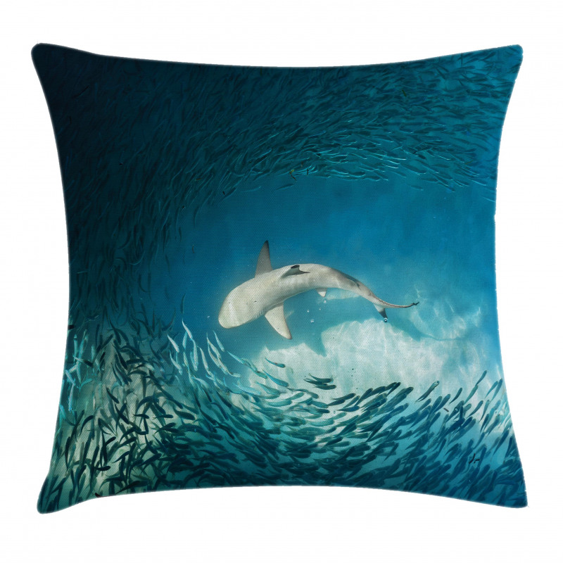 Animals Teal Wildlife Pillow Cover