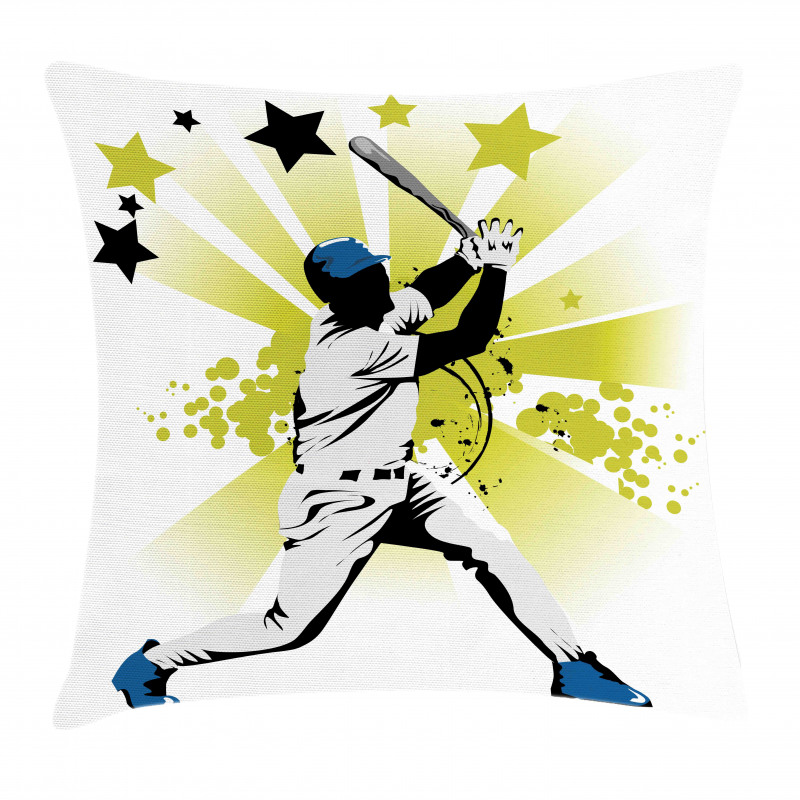 Pitcher Hits the Ball Pillow Cover