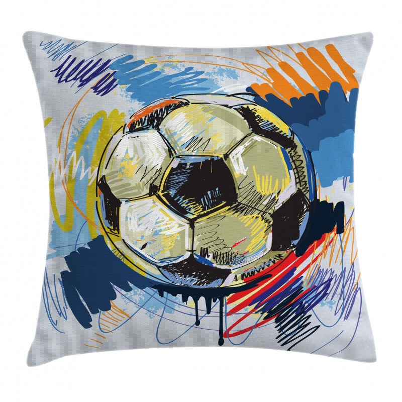 Colorful Detailed Pillow Cover