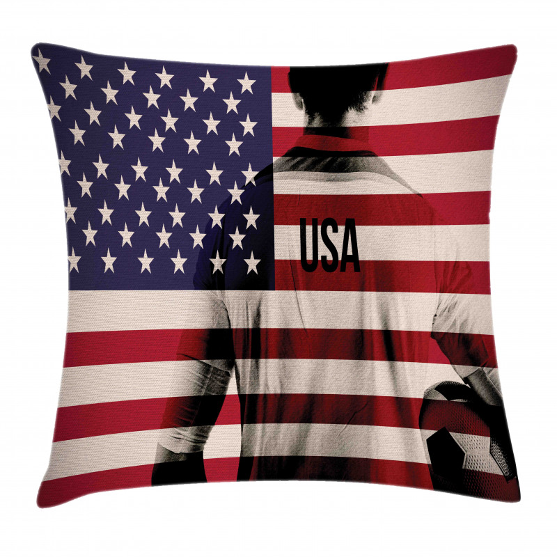 Soccer Player Pillow Cover