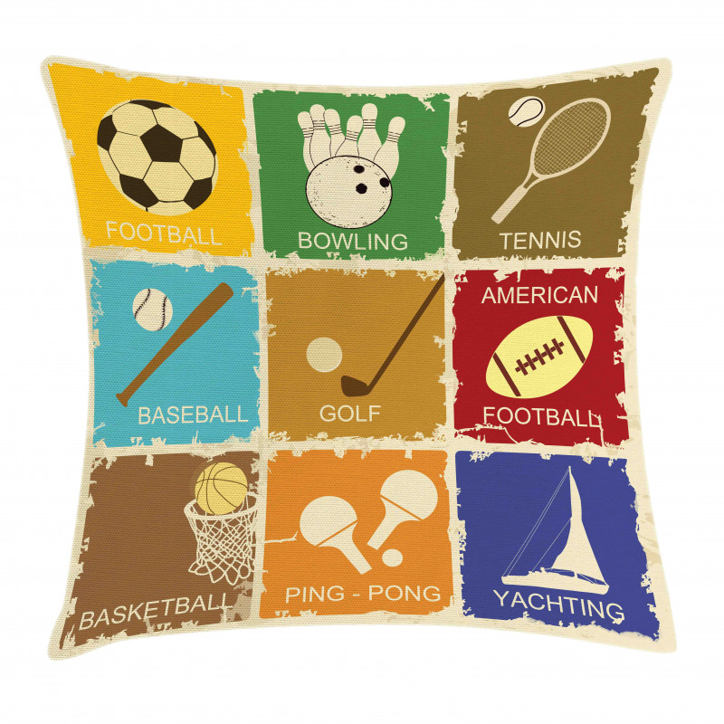 Sports Art Pillow Cover