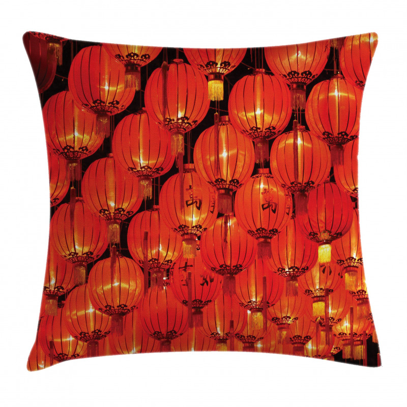 Chinese Lantern Festival Pillow Cover