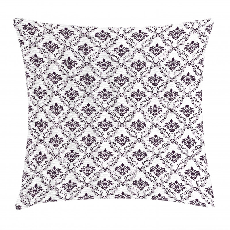 Small Flowers Leaves Pillow Cover